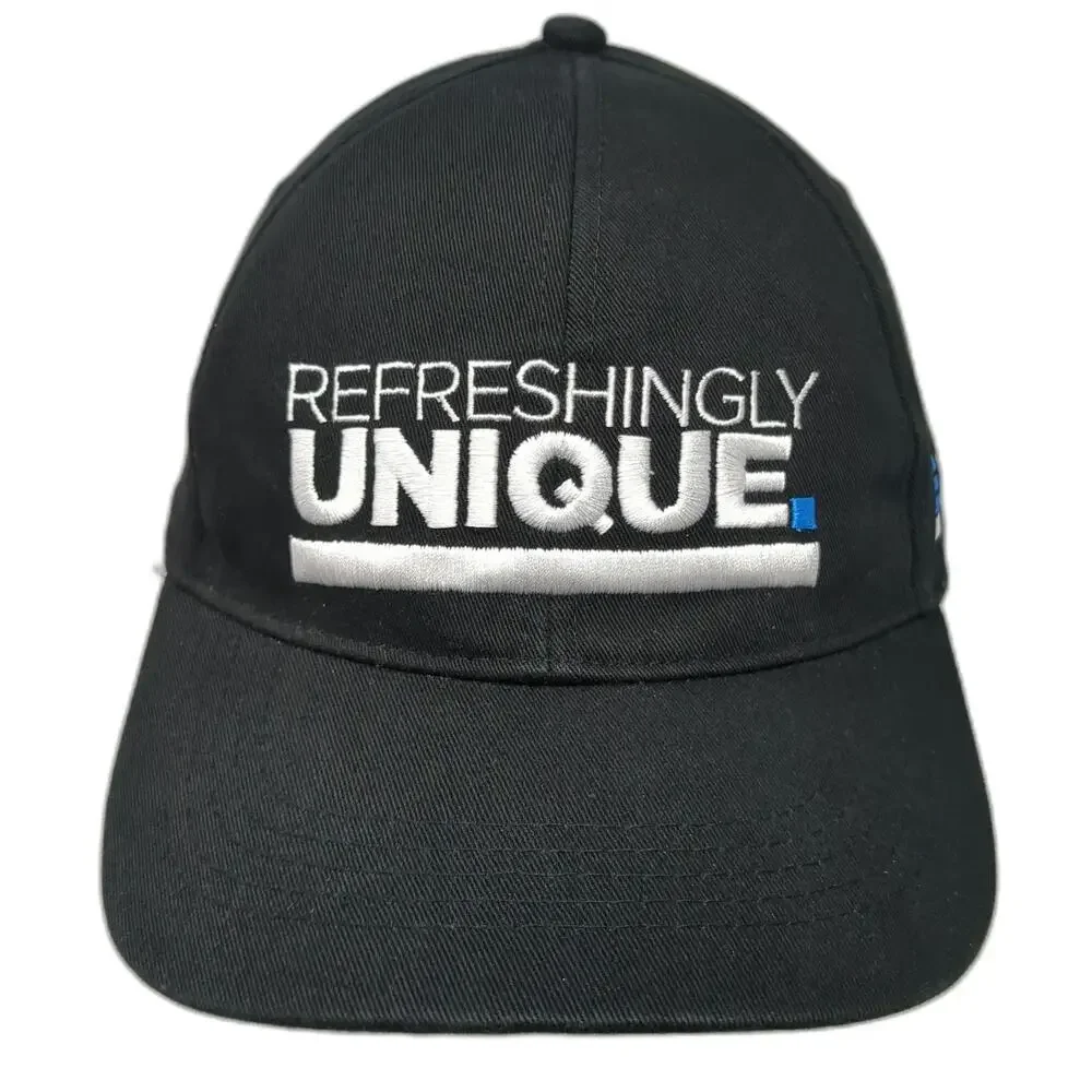 Snapback Hat Black One Size Refreshingly Unique Elizabeth NJ City Promo Logo